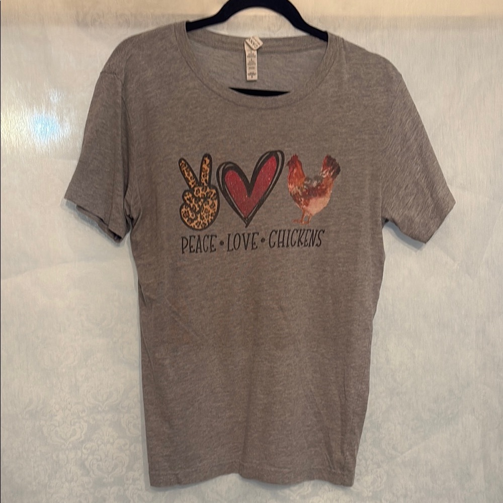 Bella Canvas Heather Gray Graphic Tee
